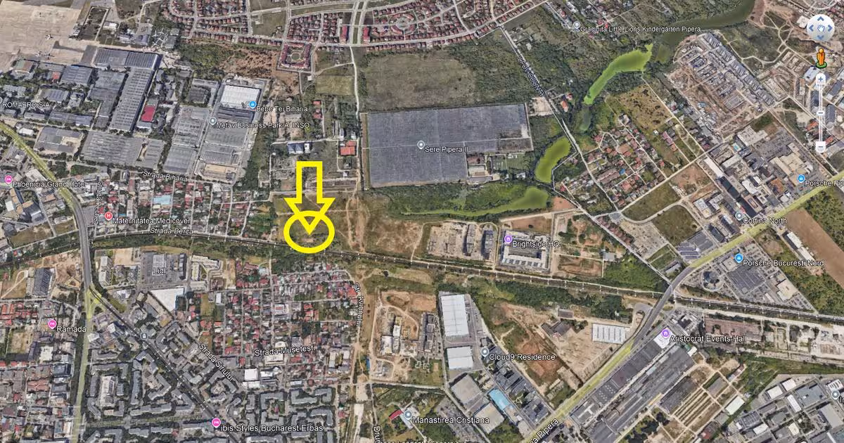 Teren Construcții intravilan de 3000 mp, în zona Aviației, Sector 1