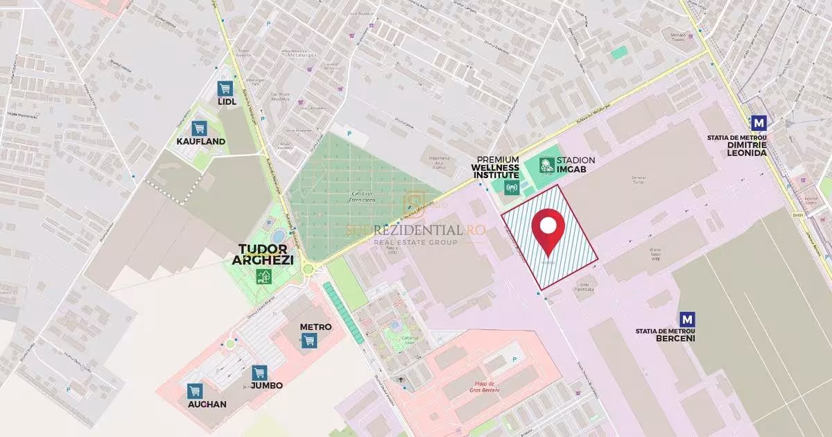 Teren Construcții intravilan de 50561 mp, în zona Berceni, Sector 4