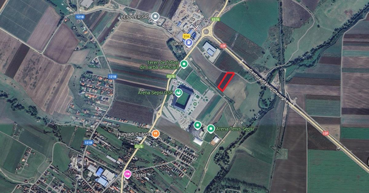 Teren Construcții intravilan de 6400 mp, în zona Lunca Oltului, Sfântu Gheorghe