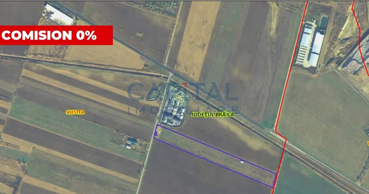 Teren Construcții intravilan de 28421 mp, în Siliștea