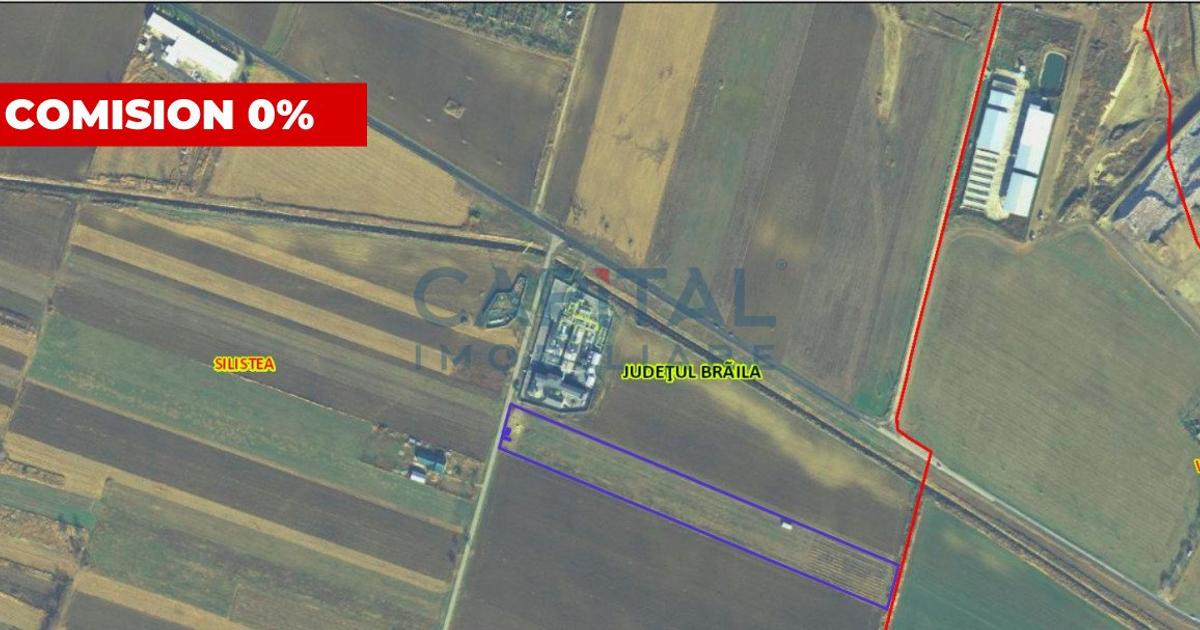 Teren Construcții intravilan de 28421 mp, în Siliștea