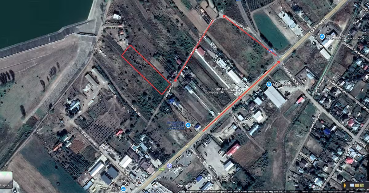 Teren Construcții intravilan de 2603 mp, în Simila