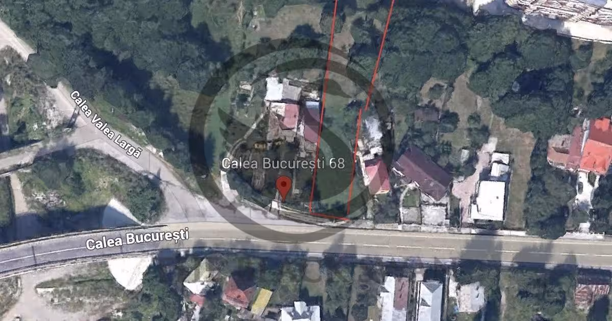 Teren Construcții intravilan de 1170.48 mp, în zona Calea București, Sinaia