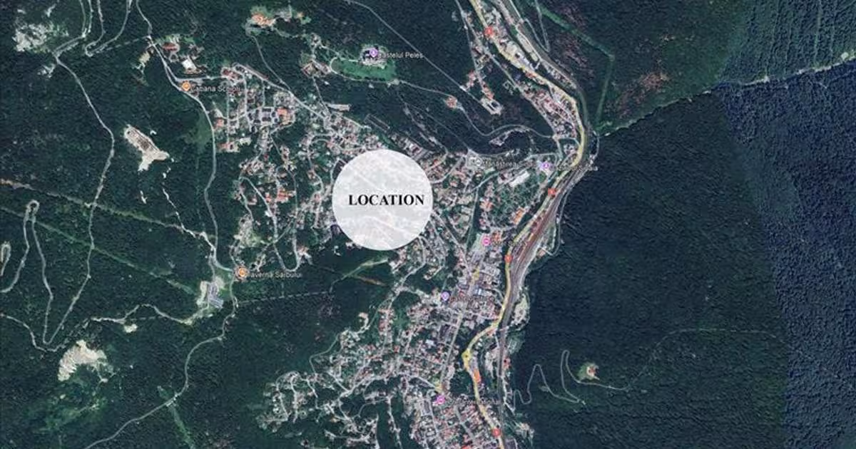 Teren Construcții intravilan de 3252 mp, în zona Central, Sinaia