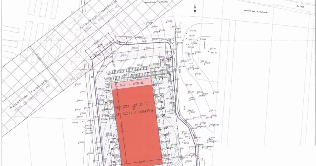 Teren Construcții extravilan de 44376 mp, în zona Exterior Sud, Târgu Mureș