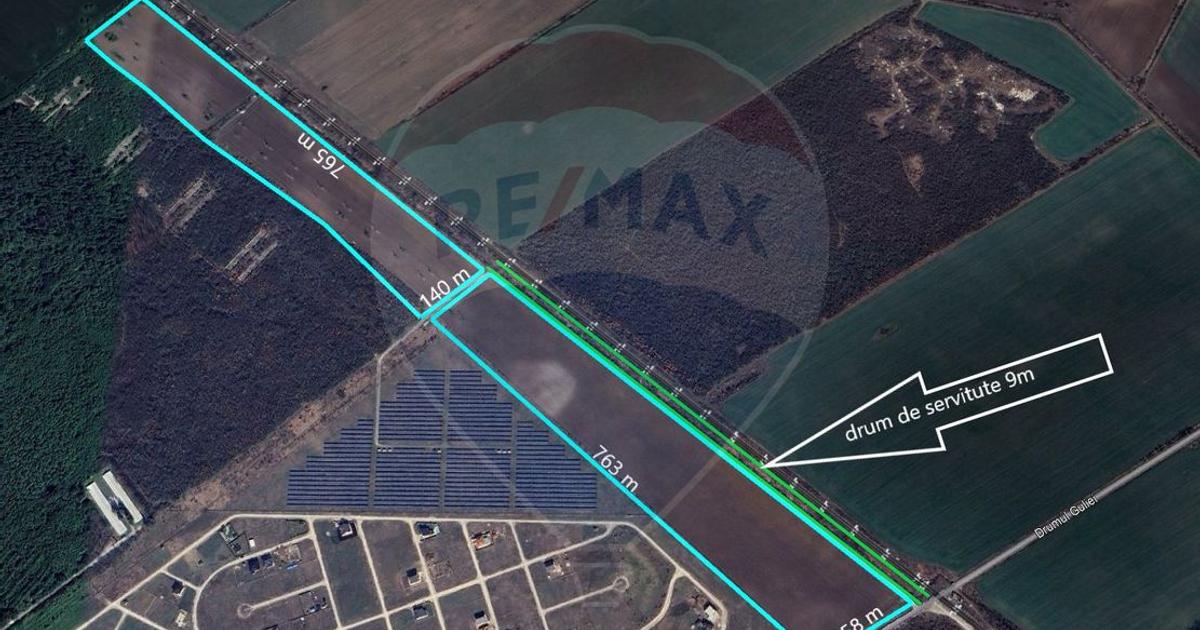 Teren Construcții intravilan de 193500 mp, în Tărtășești