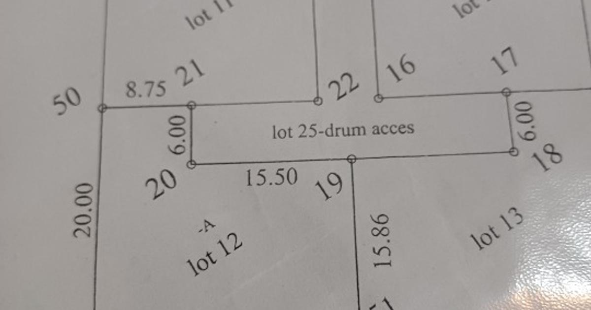 Teren Construcții intravilan de 414 mp, în Tărtășești