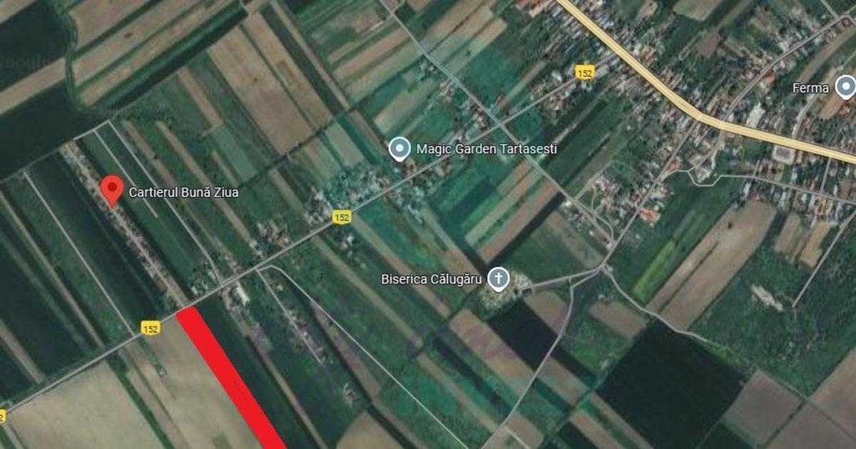 Teren Construcții intravilan de 9923 mp, în Tărtășești