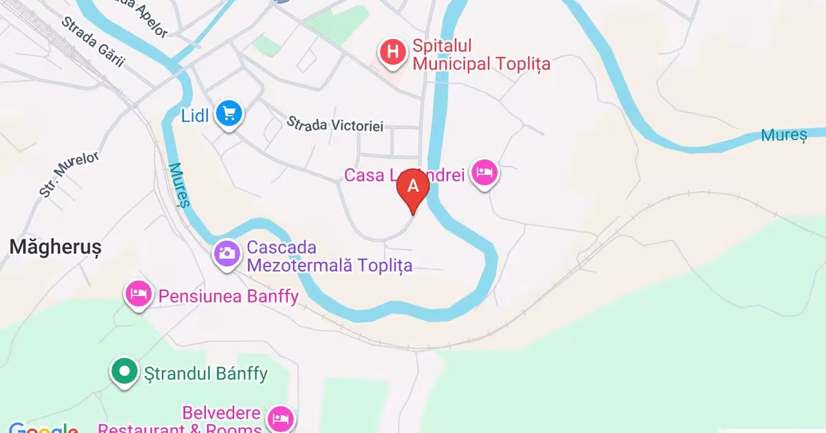 Teren Construcții intravilan de 2180 mp, în zona Central, Toplița
