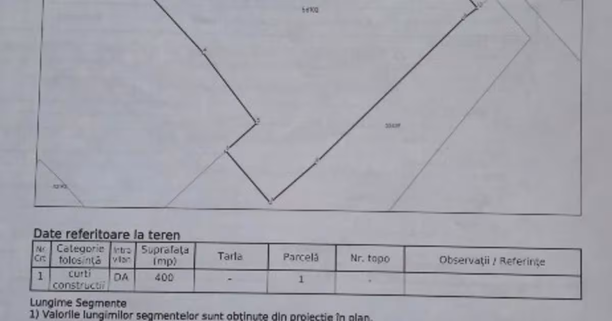 Teren Construcții intravilan de 708 mp, în zona E3, Tulcea