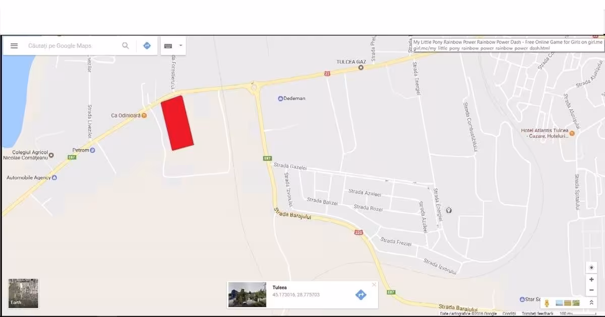 Teren Construcții intravilan de 20000 mp, în zona Vest, Tulcea