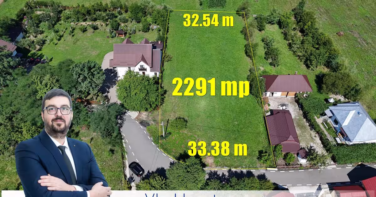 Teren Construcții intravilan de 2291 mp, în Unguraș