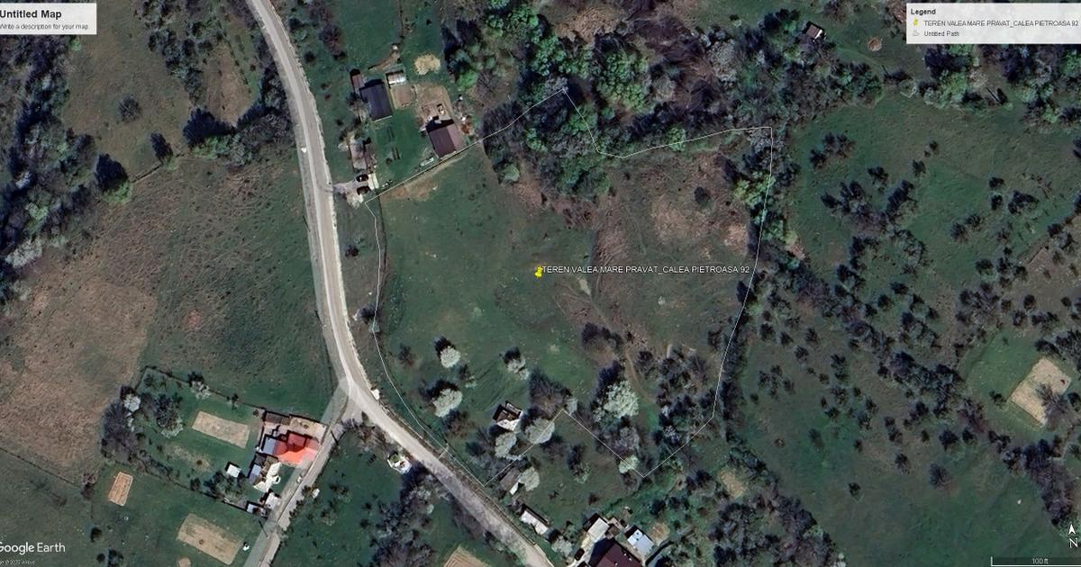 Teren Construcții intravilan de 13267 mp, în Valea Mare-Pravăț