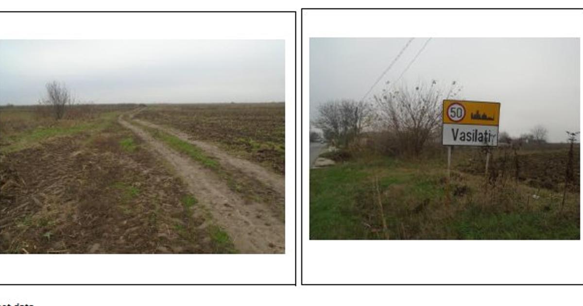 Teren Construcții extravilan de 7100 mp, în Vasilați