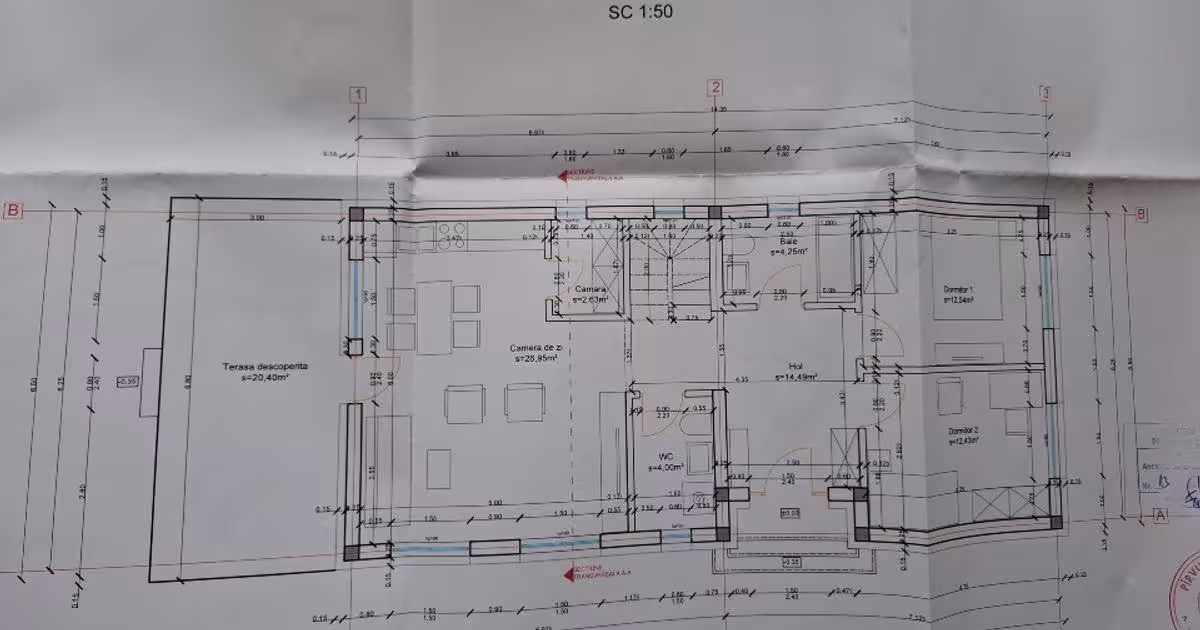 Teren Construcții intravilan de 1423 mp, în Vețel