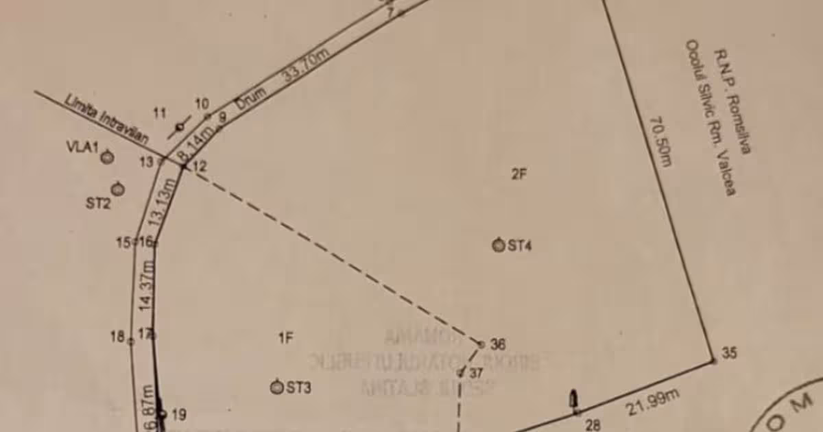 Teren Construcții intravilan de 5000 mp, în Vlădești