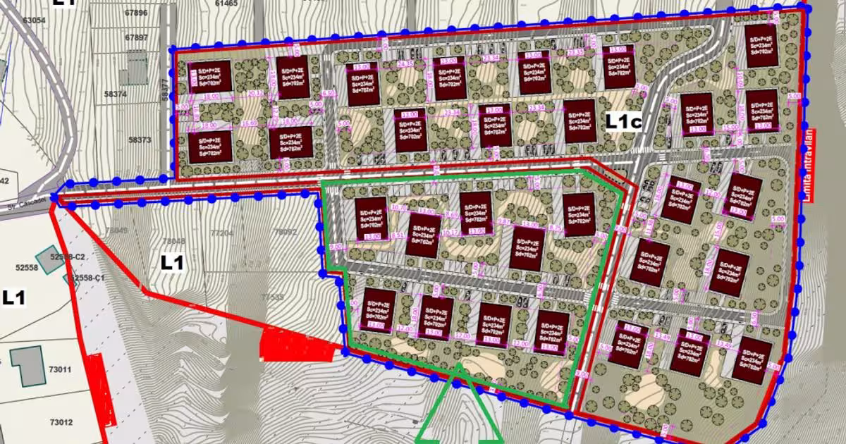 Teren Construcții intravilan de 10428 mp, în zona Sud, Zalău