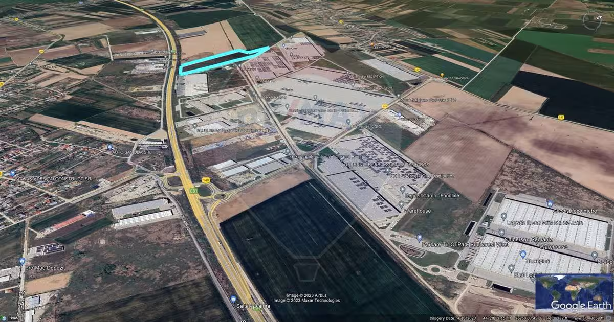 Teren intravilan de 93000 mp, în Bolintin-Deal
