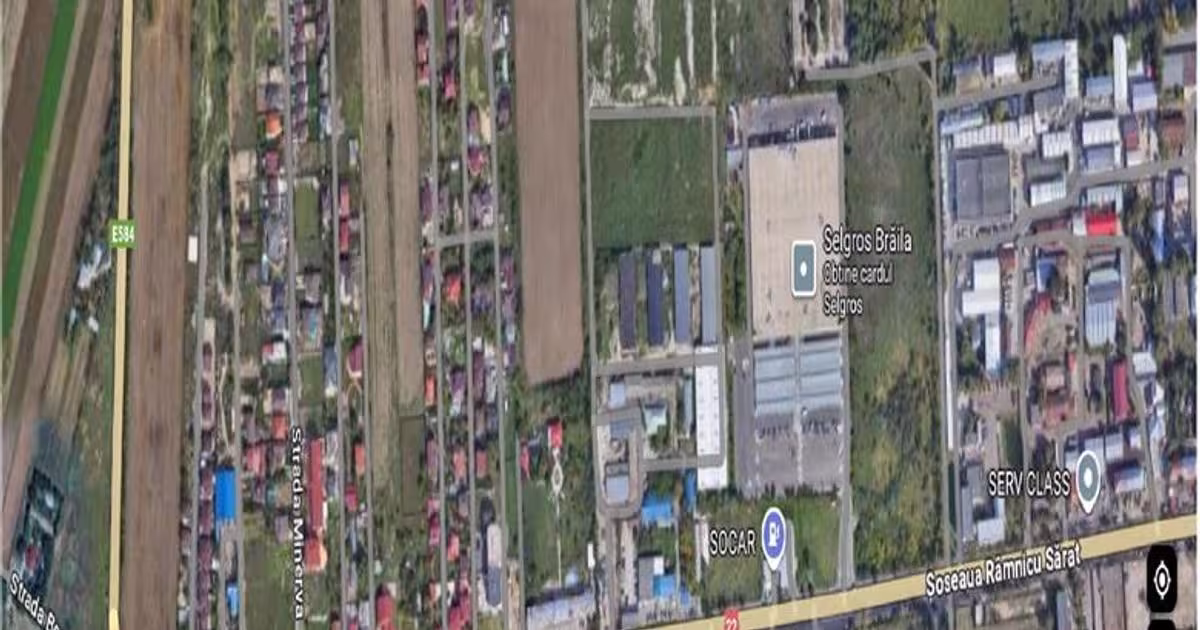 Teren intravilan de 4500 mp, în zona Apollo, Brăila