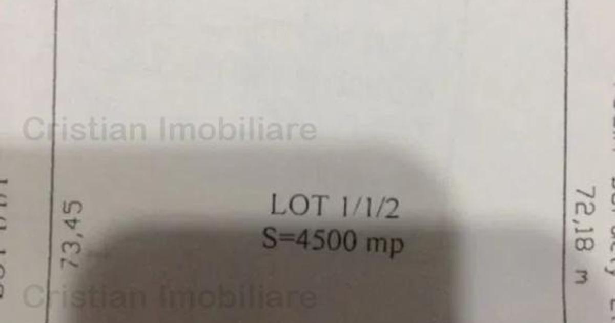 Teren intravilan de 4500 mp, în zona Apollo, Brăila