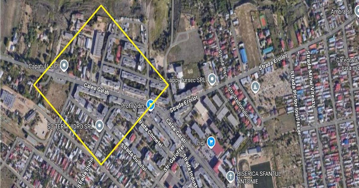 Teren intravilan de 576 mp, în zona Brăilița, Brăila