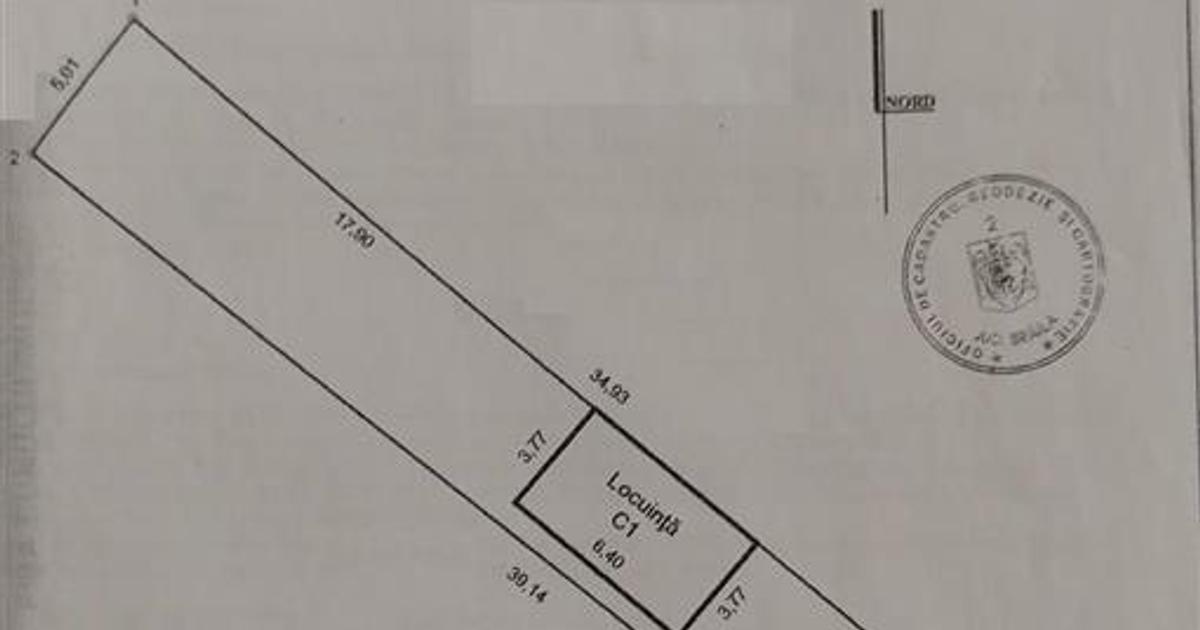 Teren intravilan de 200 mp, în zona Central, Brăila