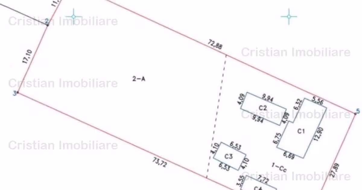 Teren intravilan de 2062 mp, în Cazasu