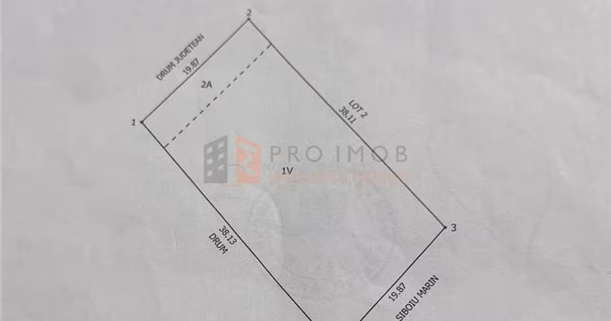 Teren intravilan de 745 mp, în Dealu Viei