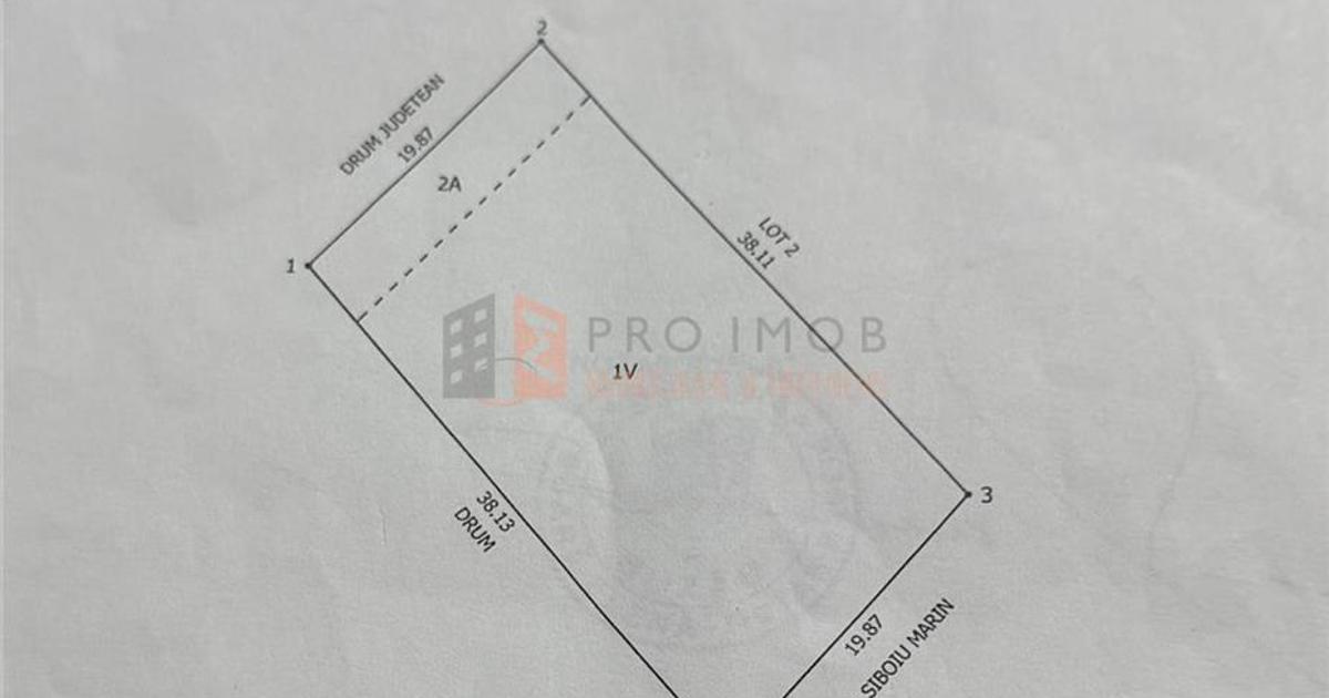 Teren intravilan de 745 mp, în Dealu Viei
