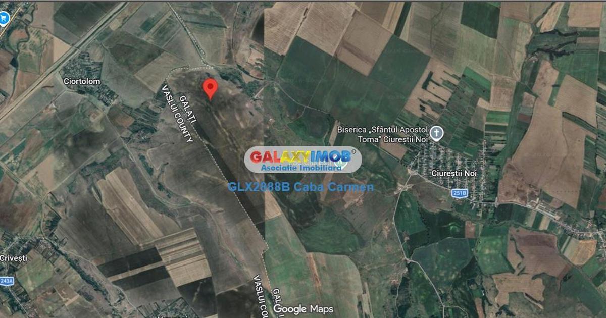 Teren extravilan de 25000 mp, în zona Nord, Galați