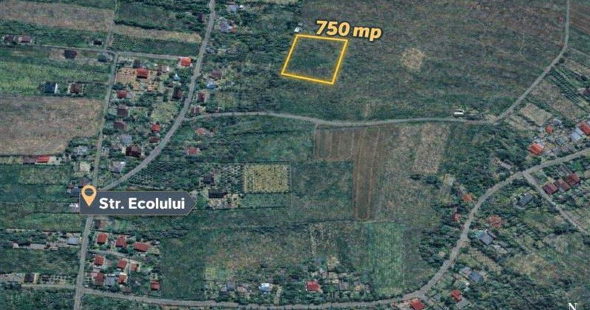 Teren intravilan de 750 mp, în zona Lunca Cetățuii, Iași