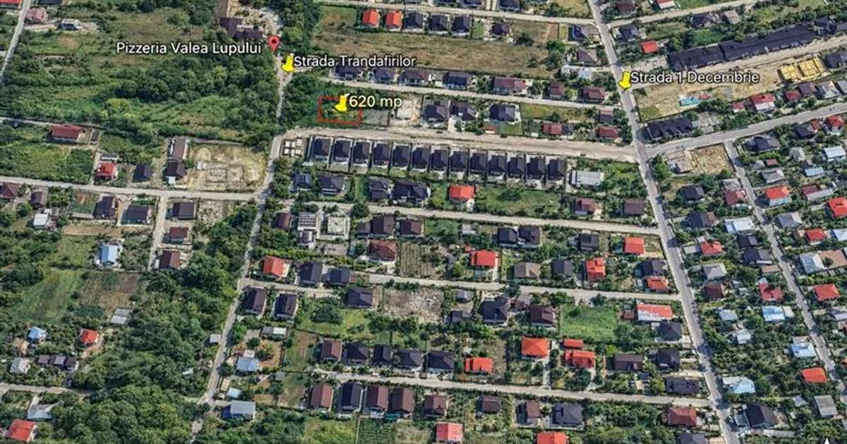 Teren intravilan de 620 mp, în zona Popas Păcurari, Iași