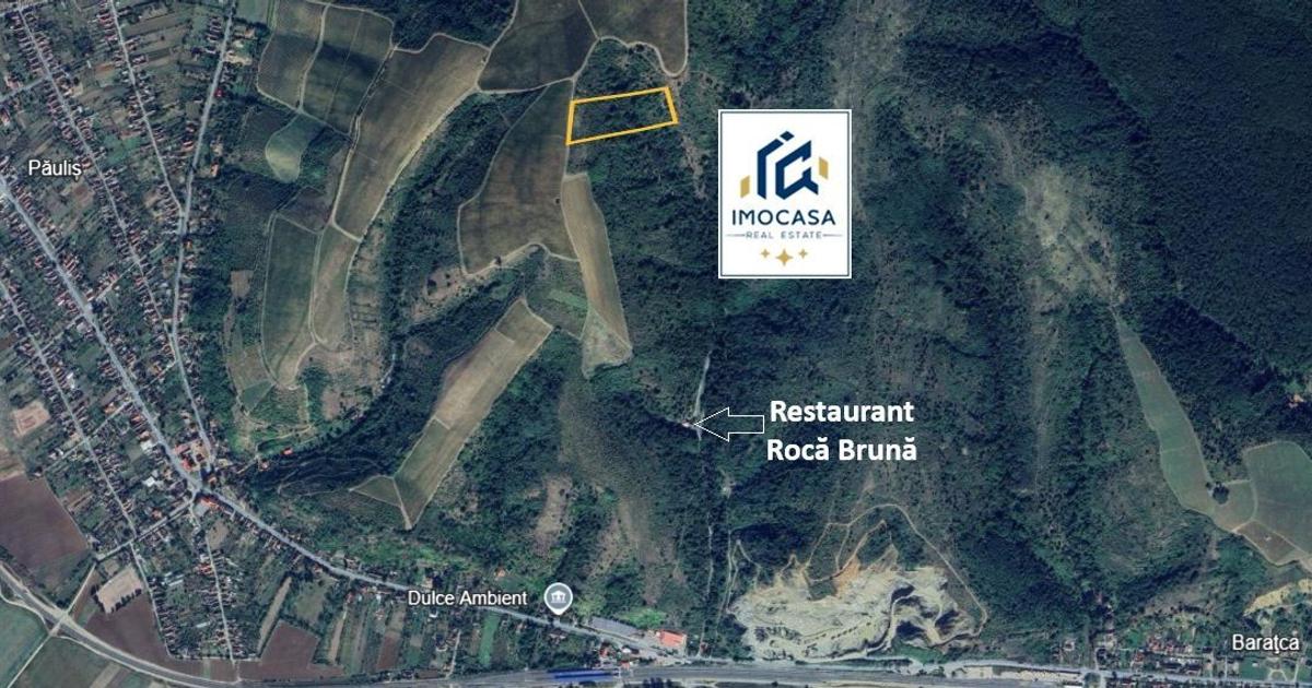 Teren extravilan de 6722 mp, în Păuliș