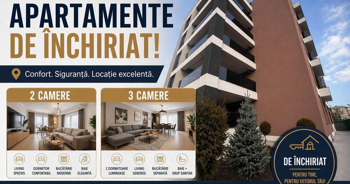 Apartamente de inchiriat cu 2 si 3 camere-Premium-Zona Kaufland Obor