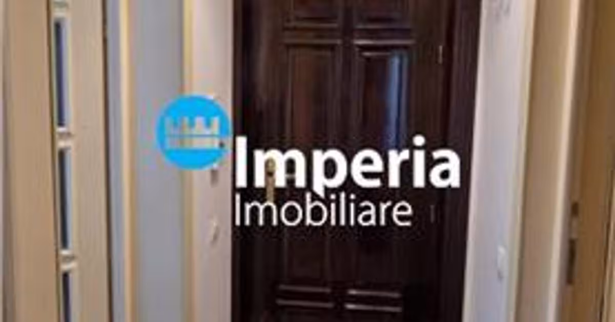 Apartament decomandat cu 2 camere în zona Podul de Fier, Iași