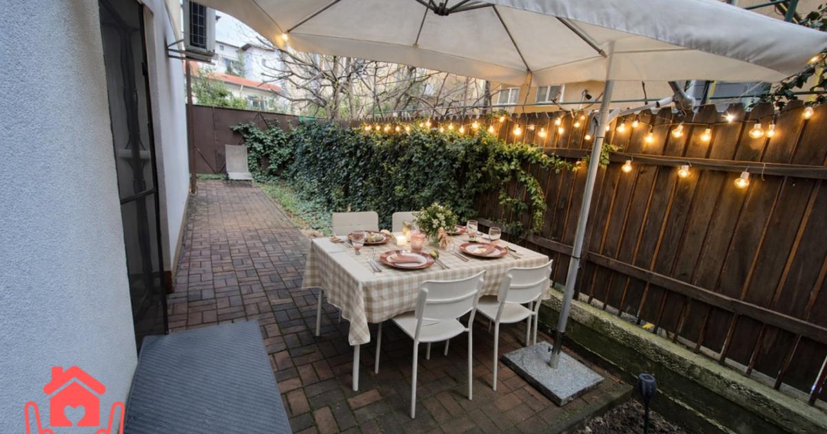 EMINESCU (metrou OBOR)-2 camere cu curte 50 mp, 2 parcari, ideal telemunca!