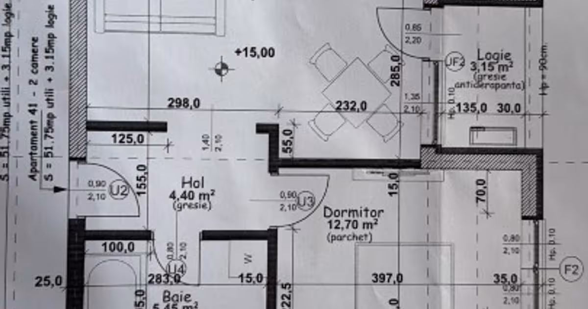 Apartament semidecomandat cu 2 camere în zona Nord, Ploiești