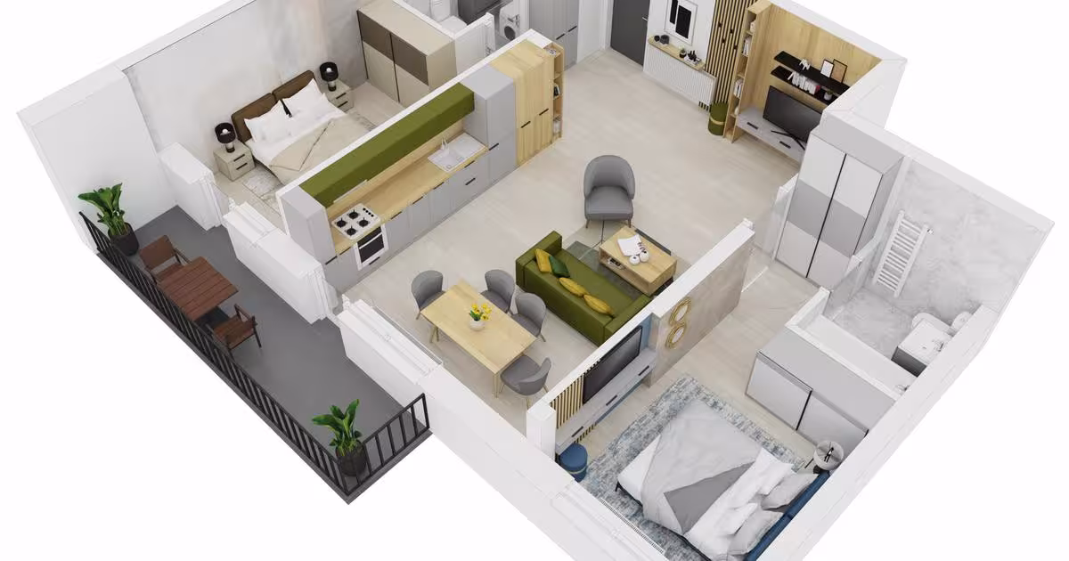 Apartament decomandat cu 3 camere în zona Hipodrom 2, Sibiu