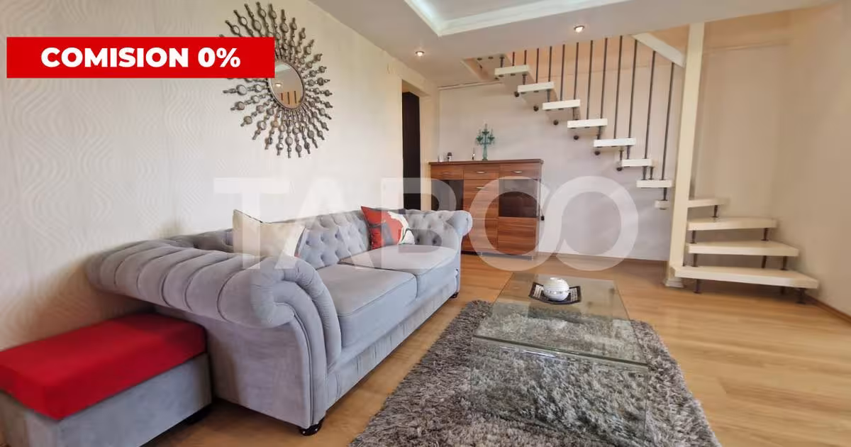 Apartament semidecomandat cu 4 camere în zona Ștrand, Sibiu