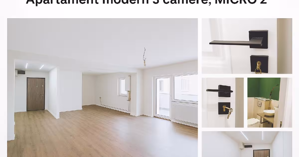 Apartament decomandat cu 3 camere în zona Micro 2, Târgoviște
