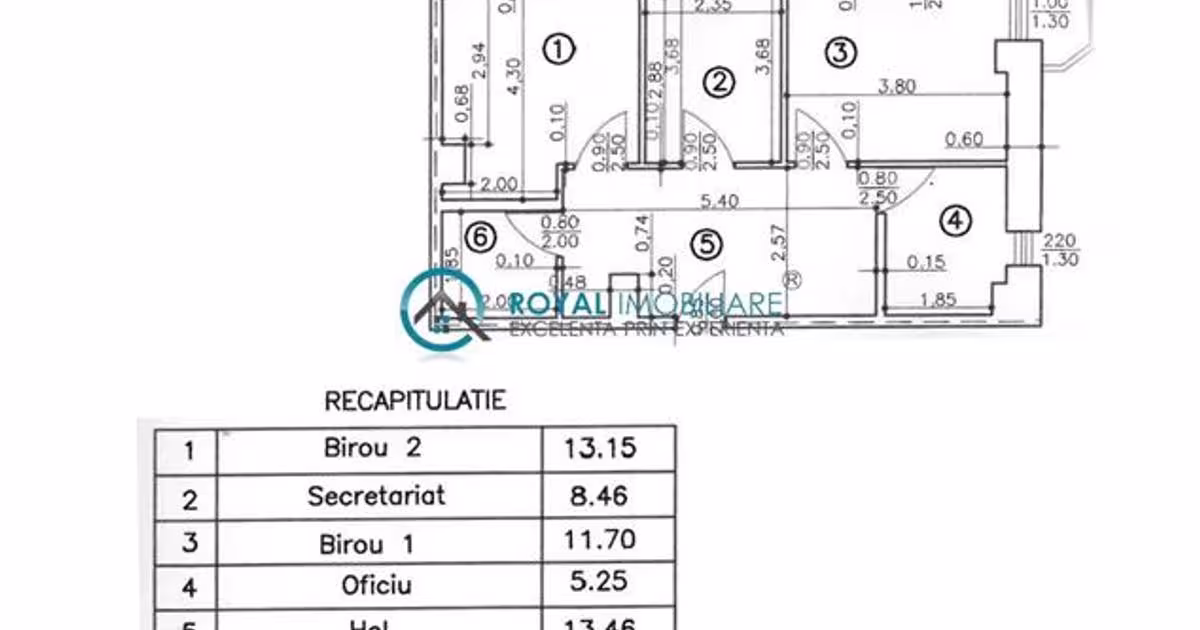 Birou 57.47 mp în zona Ultracentral, Ploiești