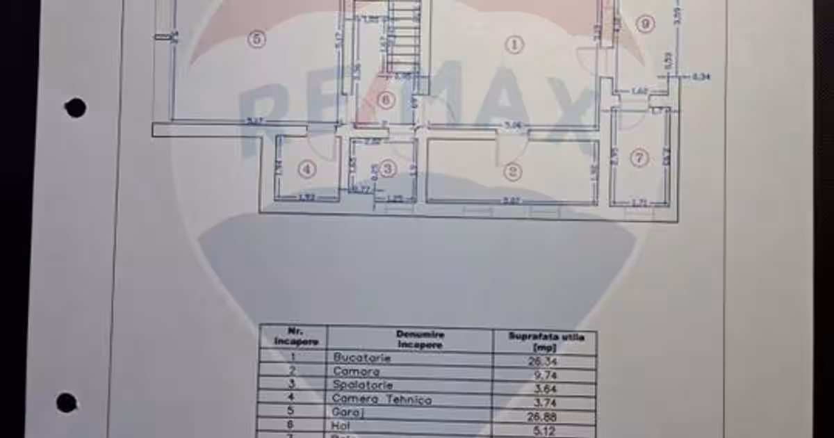 Casă 320 mp cu 6 camere în Moara Vlăsiei