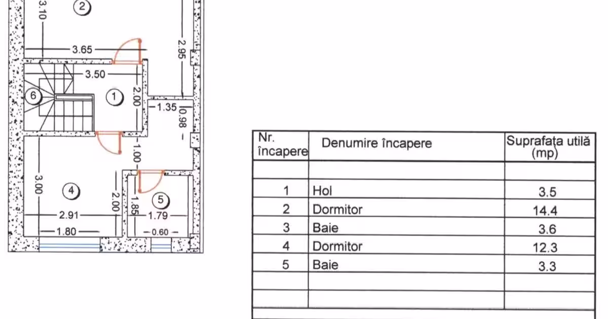 Casă 85 mp cu 3 camere în Otopeni