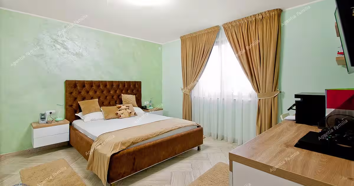 285.000 Euro- Vila 5 dormitoare, 3 grupuri sanitare, complet mobilata si utilata