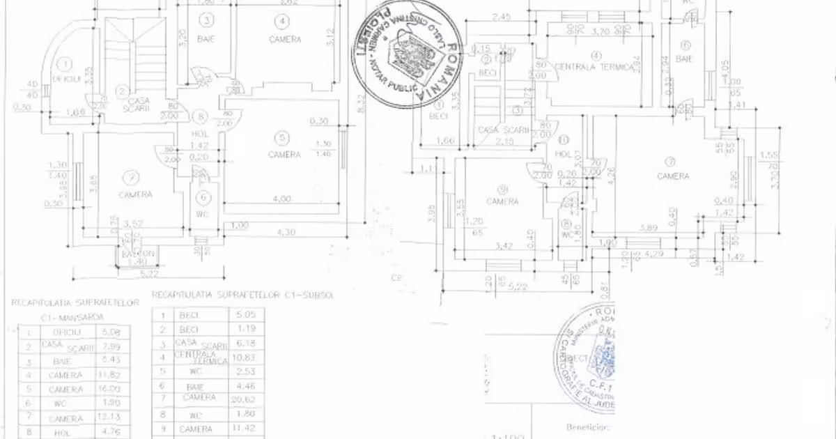 Casă individuală 310.58 mp cu 11 camere în zona Ultracentral, Ploiești