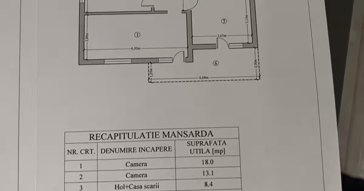Vila cu Garaj,D+ P+E+M, regie proprie, 360 mp,teren 1050 mp, Rediu
