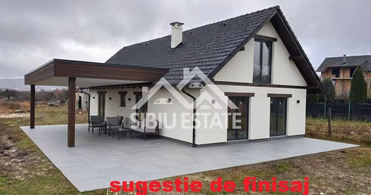 Casă individuală cu 3 camere în Vale