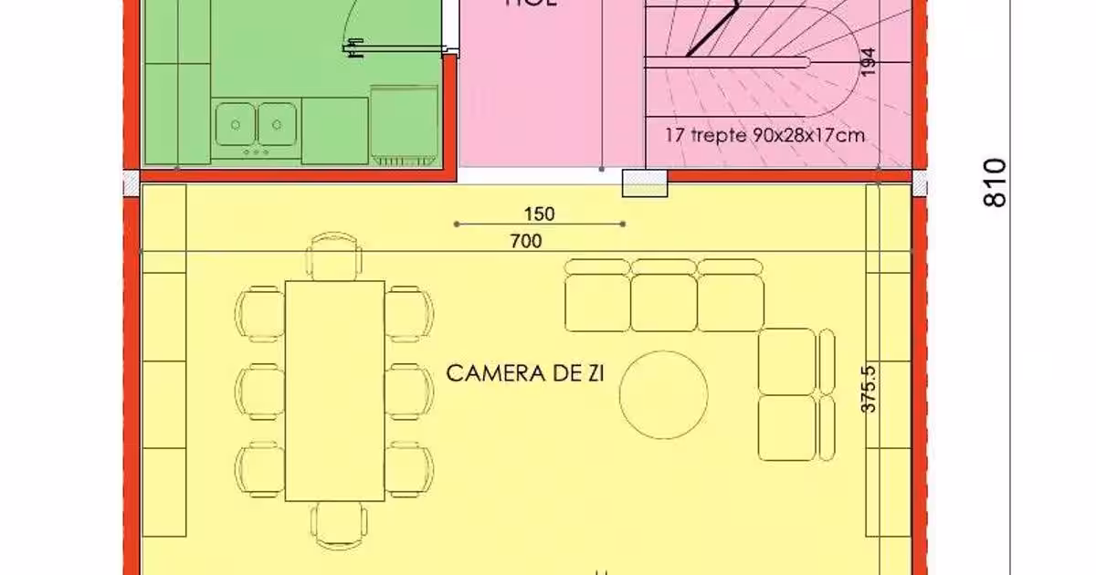 Duplex 160 mp cu 4 camere în zona Orașul Vechi, Baia Mare