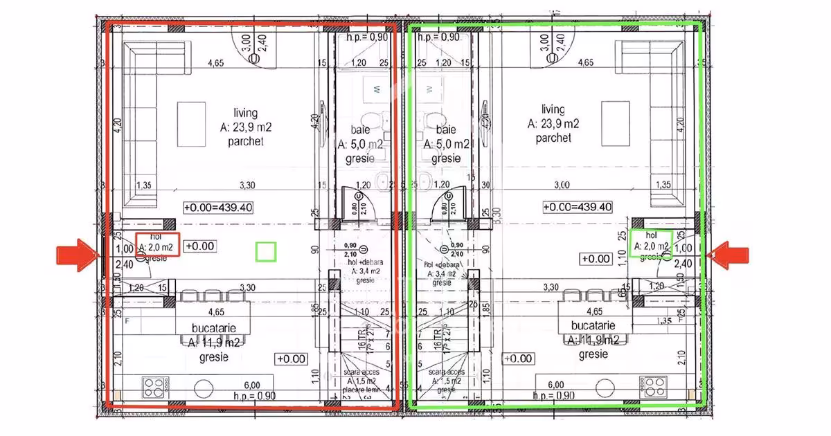 Duplex cu 4 camere în zona Est, Cisnădie
