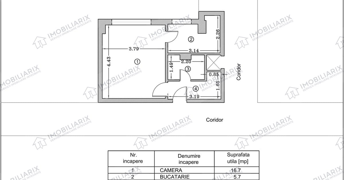Garsoniera ultracentral - Tomis Mall - lângă facultatea de Stomatologie